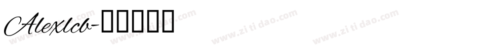 Alexlcb字体转换
