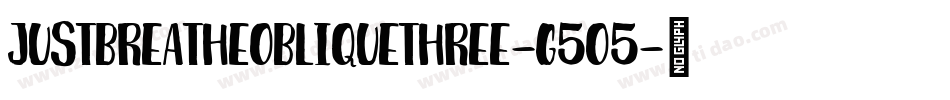 JustBreatheObliquethree-g5O5字体转换