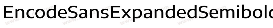 EncodeSansExpandedSemibold-2m9v字体转换