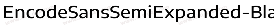 EncodeSansSemiExpanded-Black字体转换