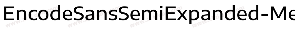 EncodeSansSemiExpanded-Medium字体转换