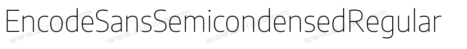 EncodeSansSemicondensedRegular-XBwd字体转换