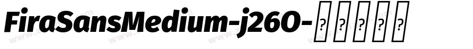 FiraSansMedium-j26O字体转换