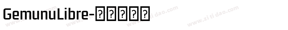 GemunuLibre字体转换