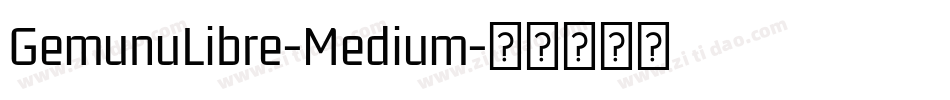 GemunuLibre-Medium字体转换