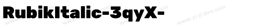 RubikItalic-3qyX字体转换