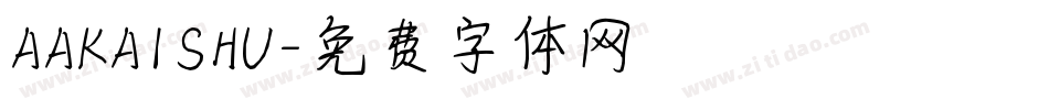 AAKAISHU字体转换