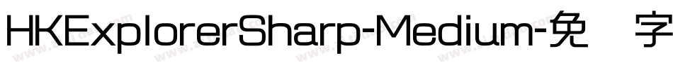 HKExplorerSharp-Medium字体转换
