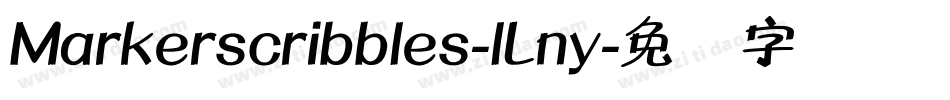 Markerscribbles-lLny字体转换