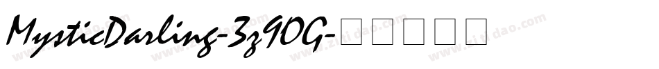 MysticDarling-3z9OG字体转换
