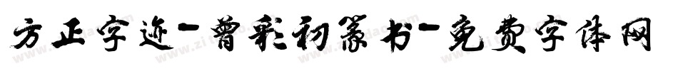 方正字迹-曾彩初篆书字体转换