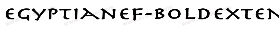 EgyptianEF-BoldExtended字体转换