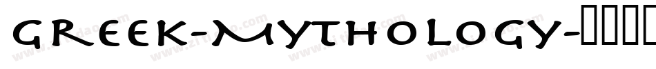 Greek-Mythology字体转换