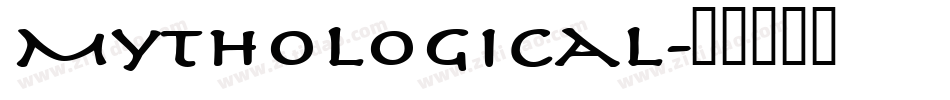 Mythological字体转换