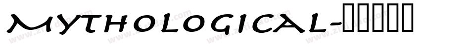 Mythological字体转换