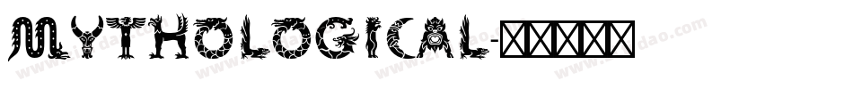 Mythological字体转换