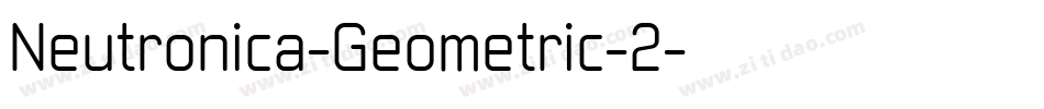 Neutronica-Geometric-2字体转换