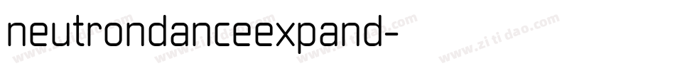 neutrondanceexpand字体转换