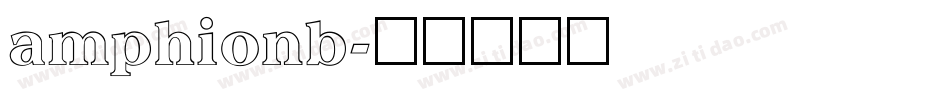 amphionb字体转换