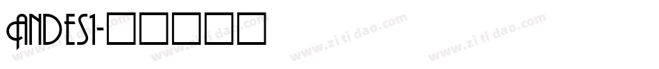 Andes1字体转换