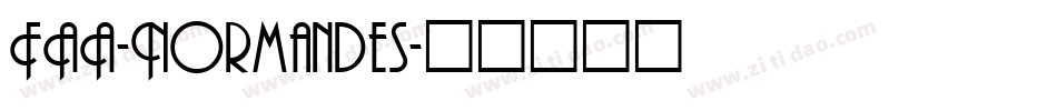 FAA-Normandes字体转换