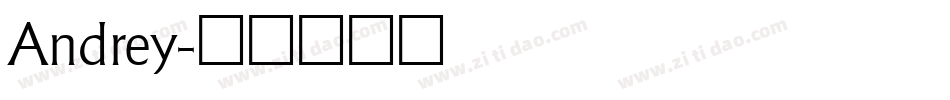Andrey字体转换