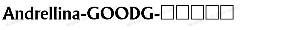 Andrellina-GOODG字体转换
