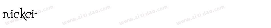 nickci字体转换
