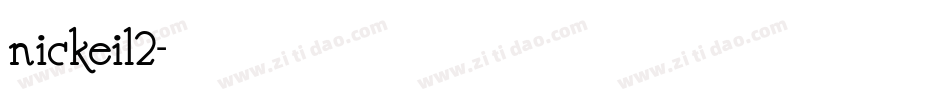 nickeil2字体转换