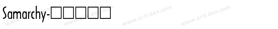 Samarchy字体转换
