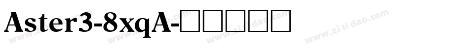 Aster3-8xqA字体转换