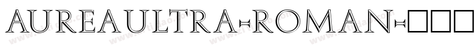 AureaUltra-Roman字体转换