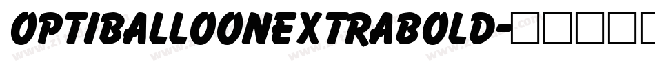 OPTIBalloonExtraBold字体转换
