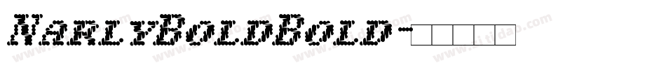 NarlyBoldBold字体转换