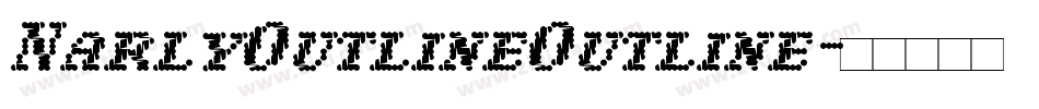 NarlyOutlineOutline字体转换