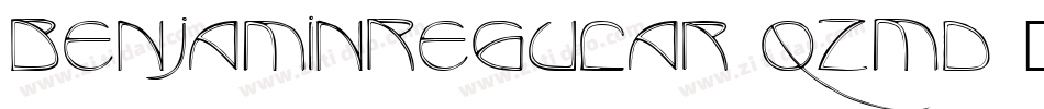 BenjaminRegular-qZMd字体转换