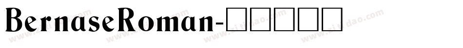 BernaseRoman字体转换