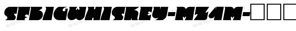 SfBigWhiskey-mZ4m字体转换