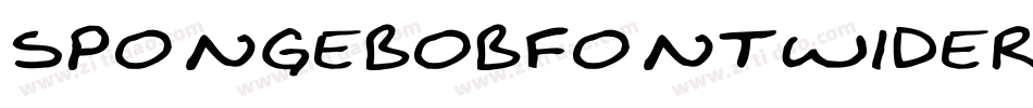 SpongebobFontWideRegular-x3nzV字体转换