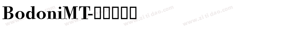BodoniMT字体转换