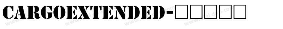 CargoExtended字体转换