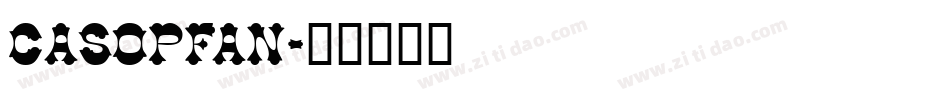 Casopfan字体转换
