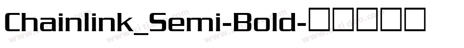 Chainlink_Semi-Bold字体转换