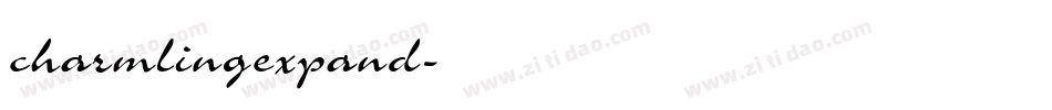 charmlingexpand字体转换