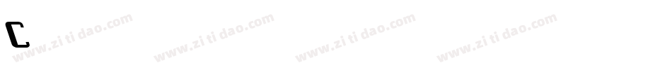 ChiTown-Light(3)字体转换