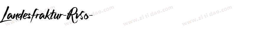 Landesfraktur-Rv5o字体转换