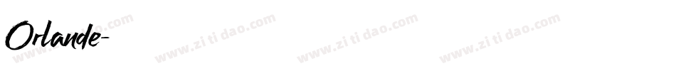 Orlande字体转换