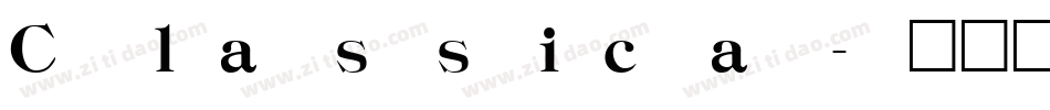 Classica字体转换