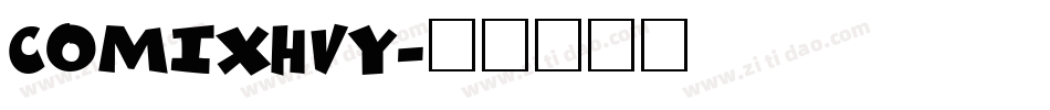 COMIXHVY字体转换
