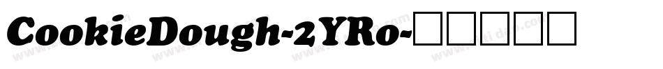 CookieDough-2YRo字体转换